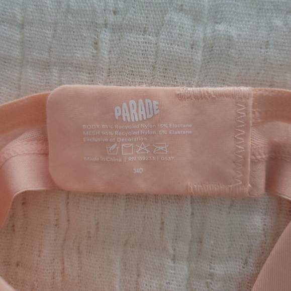 PARADE Dream Lined T-Shirt Bra in Creamsicle NWOT - Picture 3 of 3